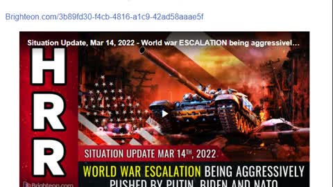 World war ESCALATION being aggressively pushed by Biden