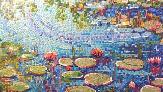 Monet water lilies Mosaic NY - ArtCase Restoration