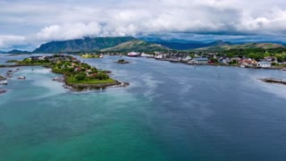 bronnoysund beautiful nature norway timelapse