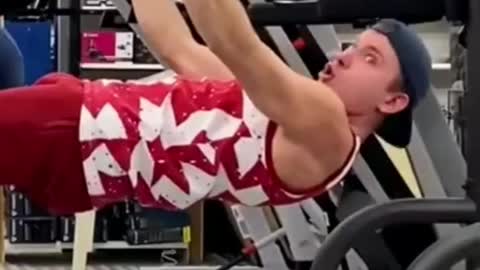 GYM prank Very funny