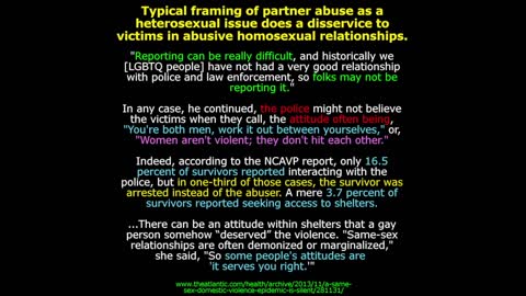 LGBT Domestic Violence Facts & Prevention Video