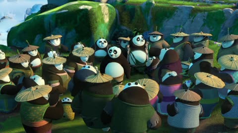 Secret Panda Village Scene - Kung Fu Panda 3 (2016) - Clips City