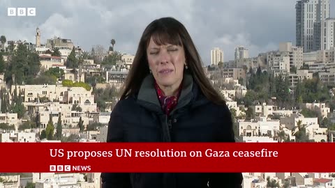 Israel-Gaza war: US calls for temporary ceasefire in UN text | BBC News