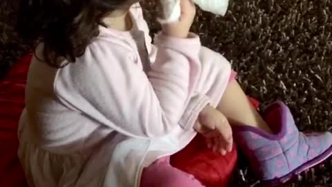 You’re Ruining My Day Mom! Cute Toddler in Funny Conversation with Mom