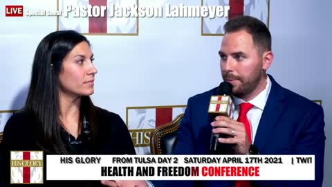 Pastor Jackson Lahmeyer & Wife: Health and Freedom Conference Tulsa Day 2
