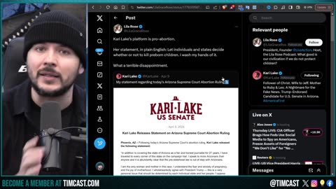 Kari Lake Accused Of FLIPPING On Abortion After Trump Says STATES RIGHT, Pro Lifers FURIOUS With GOP