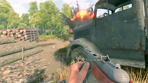 Enlisted | This is a very good anti-tank explosive throw from the Russian the assault trooper!