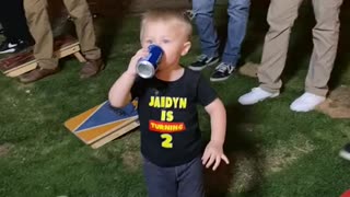 Life at party with 2year old boy