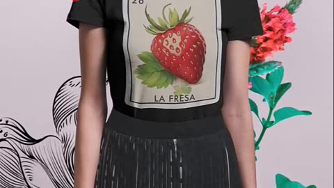 The Juiciest Trend: Are You Ready for This Tee? #LaFresaTee #JuicyLook #StrawberryStyle #Fresh