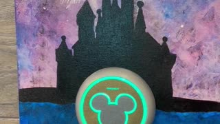 Disney Castle Live Painting Magic Band Scanner!