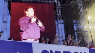 Crowd Goes WILD When Ron DeSantis Appears at FL Music Festival