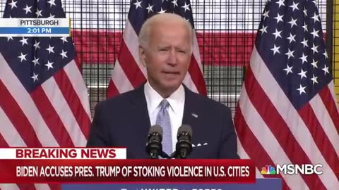 Biden claims Trump poisoning democracy