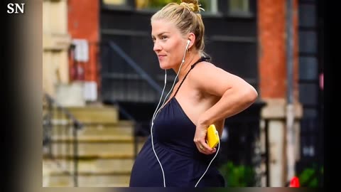 Liev Schreiber's Pregnant Wife Taylor Neisen Shows Off Baby Bump During Dog Walk in New York City