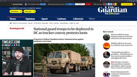 US Trucker Convoy ALREADY Raised $300k, National Guard WILL Deploy As Democrats PANIC Over Protest