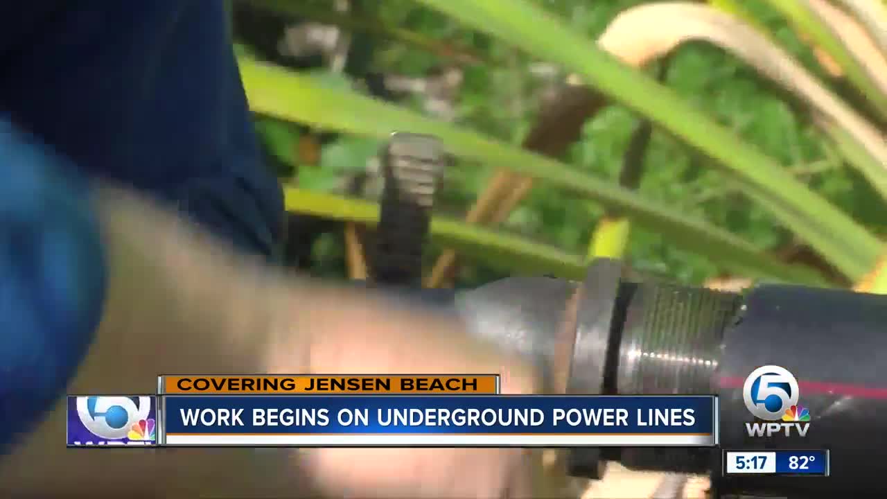 Underground power lines installed in some Jensen Beach neighborhoods