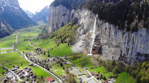 Nature Switzerland Waterfall Interlaken
