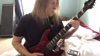 Guitar solo to backing track