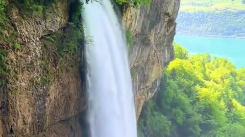 Nature always refresh your mind | Beautiful Waterfall in Switzerland | Peacefull place