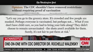 CDC Director: Young Kids To Still Wear Facemasks Around Unvaccinated People