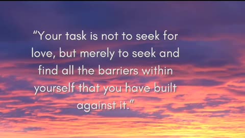 Your task is not to seek | Quote