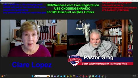 Open Borders, Perilous Times and Russian Aggression Clare Lopez with Pastor Greg