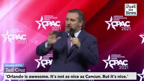 Cruz makes Cancun joke at CPAC before urging conservatives to challenge cancel culture