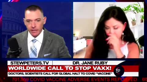 DR JANE RUBY - WORLDWIDE CALL TO STOP VAXX NOW! DOCTORS, SCIENTISTS REVEAL FINDING SEP-24-2021