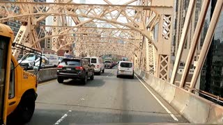 Driving Thru from Queens to Manhattan NYC New York City Borough Boro Bridge (09-2021)