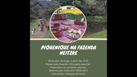 Abrimos a Fazenda para piquenique!