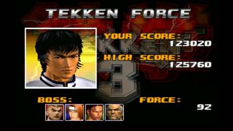 Tekken 3 _ Tekken Force mode - Law [HARD]