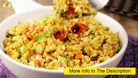 Keto recipes _ Lose Weight By eating Keto Curried Tofu Scramble