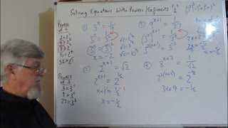 Math Equation Set C 02 With Index Laws ie Exponents 02