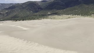 Sand blowing in the wind