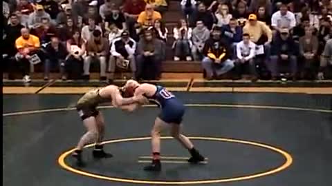 Collin Johnston #1 vs Mark Ballweg #5 USA vs Iowa wrestling