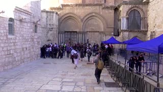 Holy Fire preparations start in Jerusalem