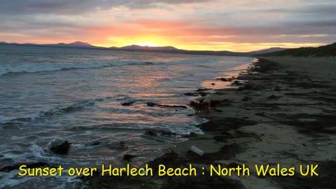 Beautiful Sunset Over Harlech Beach : Enjoy the moment ...