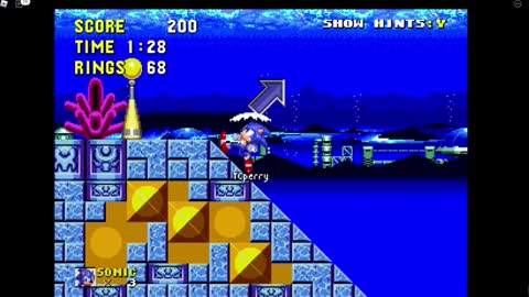 Classic Sonic Simulator Flooded Ruins (Route 2)