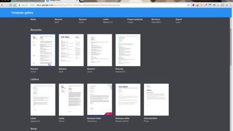 How to Use Templates in GOOGLE DOCS