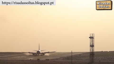 Airplane forced to make dramatic landing in the mud