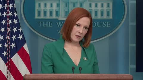 A reporter asks Psaki if Biden stands by his assessment that the Hunter Biden laptop scandal was "a bunch of garbage"