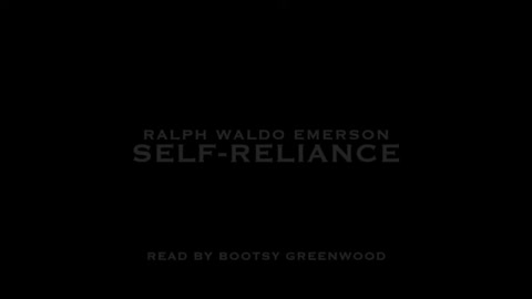 BGA "Self Reliance" by Ralph Waldo Emerson with Binaural Beats - Theta Wave