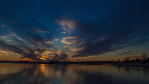 The Jersey Shore at Night