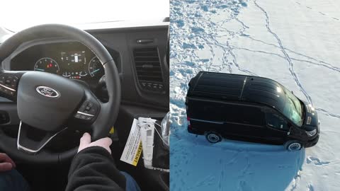 Ford Transit AWD Waldoch Landmark Conversion IN SNOW!!!
