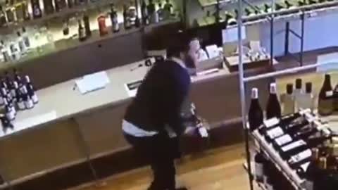 The Perfect Catch Caught On Security Camera