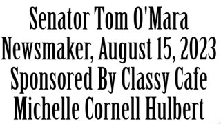 Wlea Newsmaker, August 15, 2023, State Senator Tom O'Mara