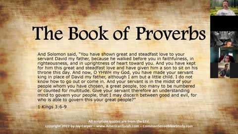 Introduction to the Book of Proverbs