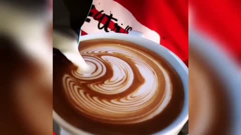 Amazing cappuccino latte art skills (2022)