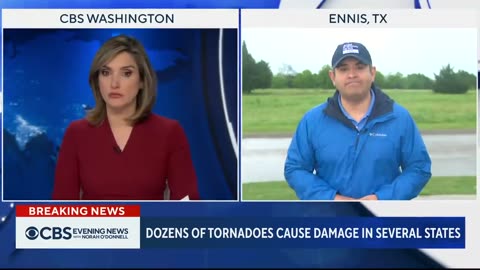 More than a dozen tornadoes touch down across Texas, Oklahoma and Nebraska.