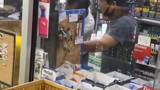 Thug Tries to Rob Asian-Owned Store, INSTANTLY Regrets It