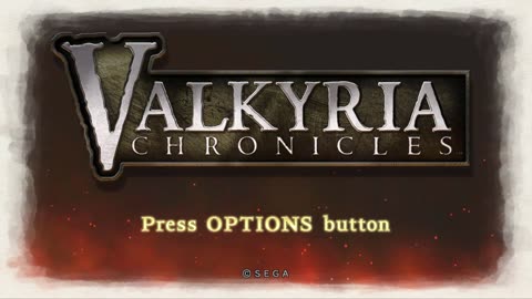Valkyria Chronicles - Main Menu